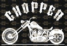 Aufkleber "Chopper"