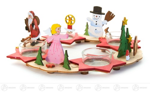 Bastelset adventskranz mit - bastelset,