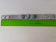 NOOSA AMSTERDAM  Armband Leder Schlangenhaut-Optik mit 3 Chunks