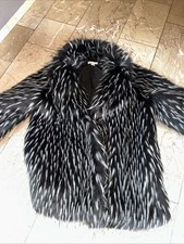H&M Fake Fur Mantel Fellmantel