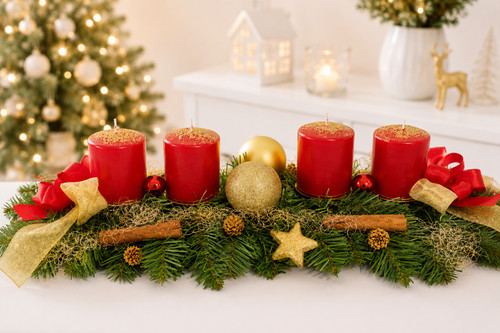 Excl adventskranz künstlich - adventskranz,