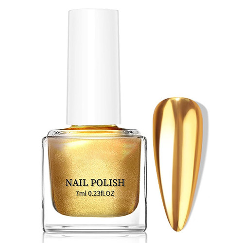 Gold spiegel nagellack 7ml - nagellack,