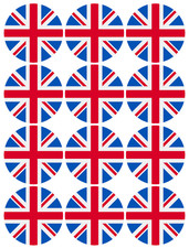 Essbare Union Flagge Cupcake