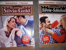 Silvia-Schicksal-+Silva Gold--je 3 Romane in Einem-ca.je 190 Seiten