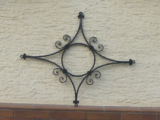 Antikes Türgitter Fenstergitter Gusseisen Frankreich vor 1960 66,5x79,5 cm Stern