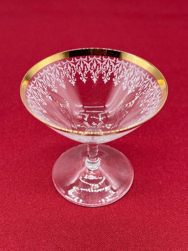 Glas breiter goldrand feines - breiter,