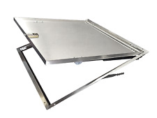 Schachtabdeckung EDELSTAHL Gullideckel Revisionsklappe + 2 Stoßdämpfer