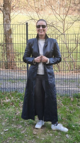 Nappa ledermantel damen 38 - gr.,