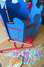 Holz Angelspiel Magnetangel Spiel für Kleinkinder - Holzspielzeug