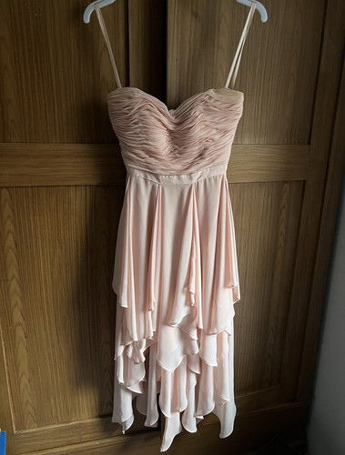 Jake damen chiffonkleid rosa - chiffonkleid,