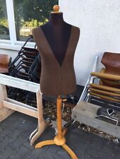 Tolle Antike Schneider Büste Herren Holz Leinen Original Zustand