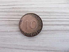 BRD 10 Pfennig-Me-1950-D- vz