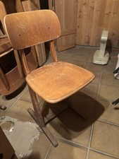 Kinder Schulstuhl/Vintage Look Holzstuhl/Schreibtischstuhl/Schule Retro Stuhl