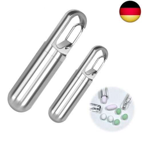 Pillendose schlüsselanhänger - pillendose,