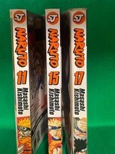 Naruto Manga Vol. 11, 15, & 17