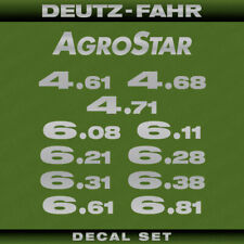 Deutz-Fahr AgroStar 4.61 4.68 4.71 6.08 6.11 6.21 6.28 6.31 6.38 6.61 6.81 Decal