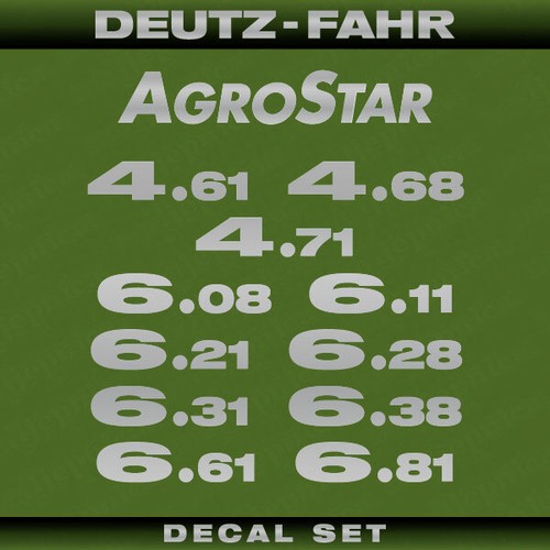 Ersatz aufkleber set passend - aufkleber,