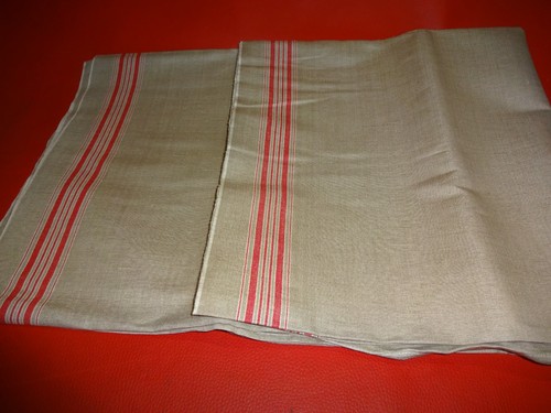 Antikes top leinen rolltuch - leinen,