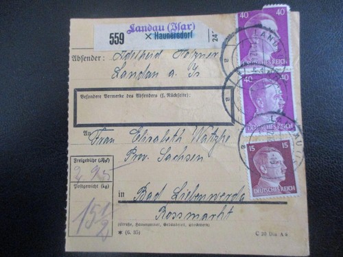 2968 paketkarte aus - #2968,