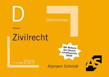 Definitionen Zivilrecht | Matthias Hünert | 2025 | deutsch