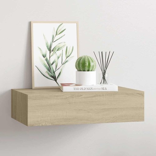 Wandregal mit schublade - wandregal,