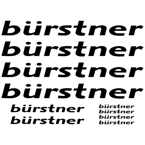 Bürstner aufkleber sticker - bürstner,
