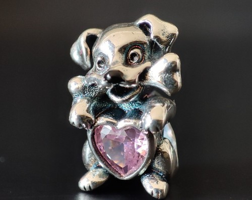 Charms hund knochen - charms, herz