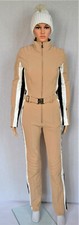 BOGNER TALISHA DAMEN SKIANZUG JET OVERALL SKI SUIT BEIGE 1499 € Gr 36 36L S NEU