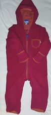 FINKID PUKU 90 100 warmer Fleeceanzug Overall 92 98  Fleece Winteranzug orange