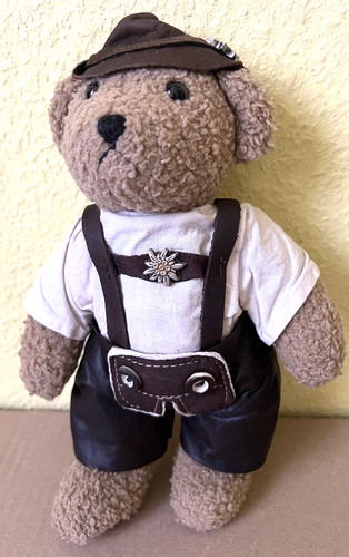 Vintage trachten teddybär mit - vintage,