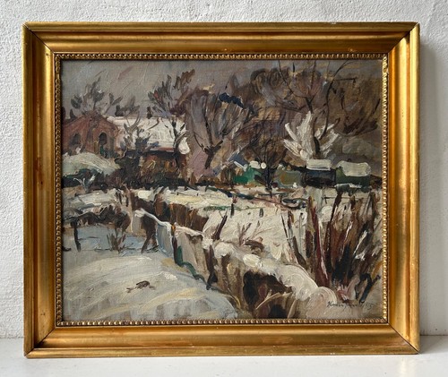 ölbild impressionist herman - Ölbild,