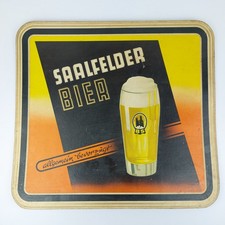 Saalfelder Bier Schild Pappe