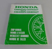 Werkstatthandbuch Nachtrag Honda CB 250 N Deluxe / CM 400 T / CB 400 N  von 1982