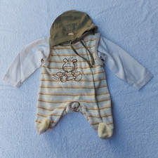 Puppenkleidung 3tlg Set Strampler - Shirt und Mützchen Größe ca, 60 cm