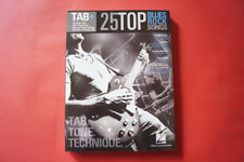 25 Top Blues Rock Songs .Songbook Notenbuch .Vocal Guitar