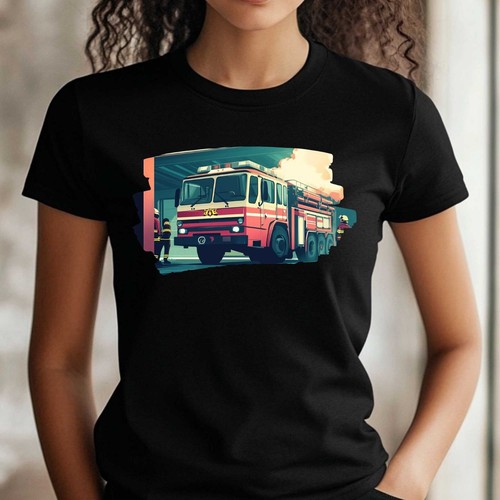 Frauen shirt feuerwehr motiv - t-shirt,
