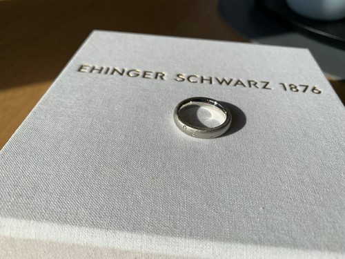 Ehinger schwarz ring platin - schwarz, ring,