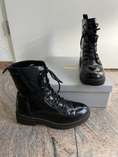 Bench Stiefel Damen 40, schwarz Lackschuhe, Stiefeletten,Schuhe,Karton,Lackoptik