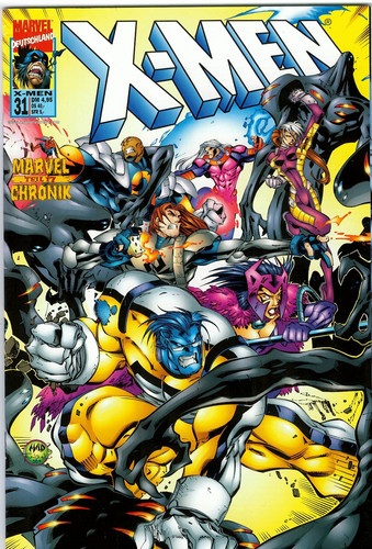 Men 31 panini - x-men, 31,