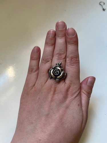 Rosen rose ring sterling - ring,