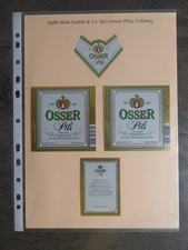 Bieretiketten, Bayern, Lohberg, Späth Bräu Osser Bier GmbH