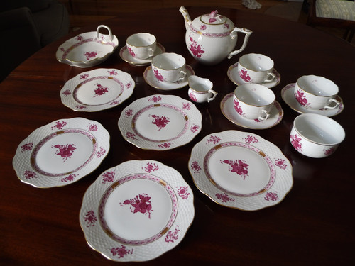 Herend apponyi purpur 19tlg - herend,