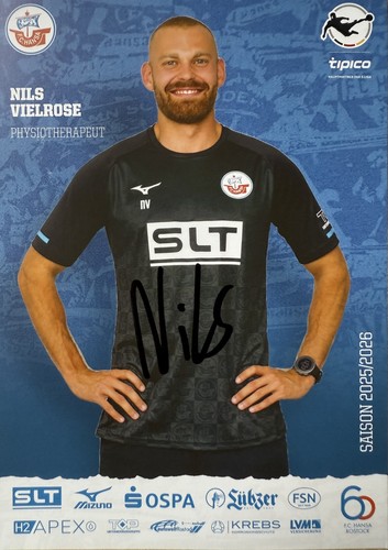 Autogrammkarte physio nils - autogrammkarte,