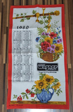 Geschirrtuch Kalender 1982