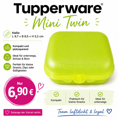 Tupperware mini twin box 2er - twin,