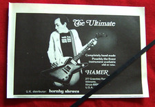 HAMER EXPLORER GITARRE RICK NIELSON CHEAP TRICK 1978 ORIGINAL VINTAGE WERBUNG