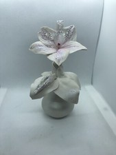 Keramikschale mit Blume   -