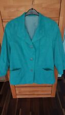 Damen Your Sixth Sense Jacke/Blazer Gr.22 C&A Mosso Alcantara Samt grün mint
