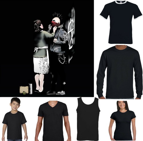 Banksy shirt herren punk - t-shirt,