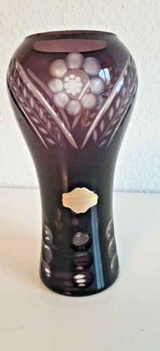 Große vase dickwandig weinrot - vase,